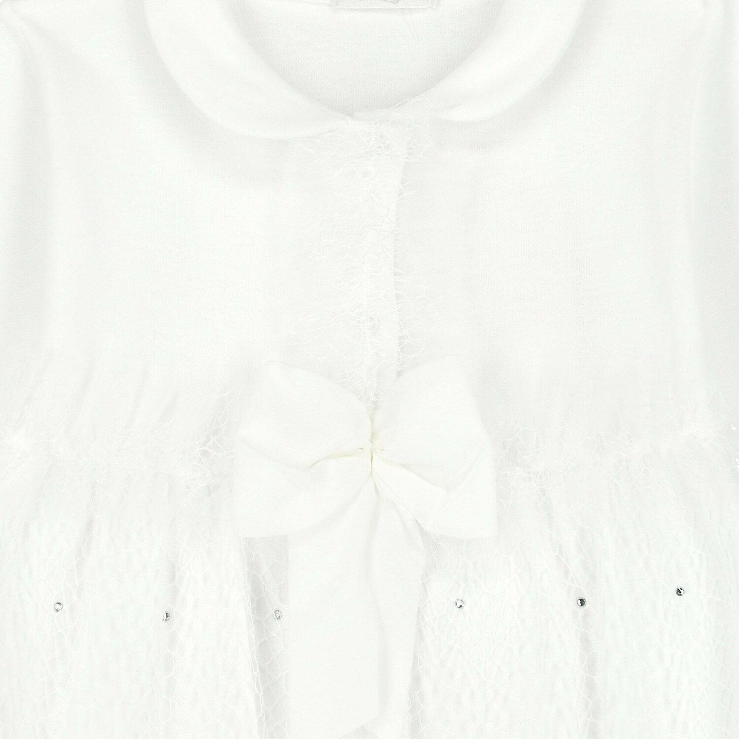 Baby Girls White Babygrow, 1, hi-res image number null
