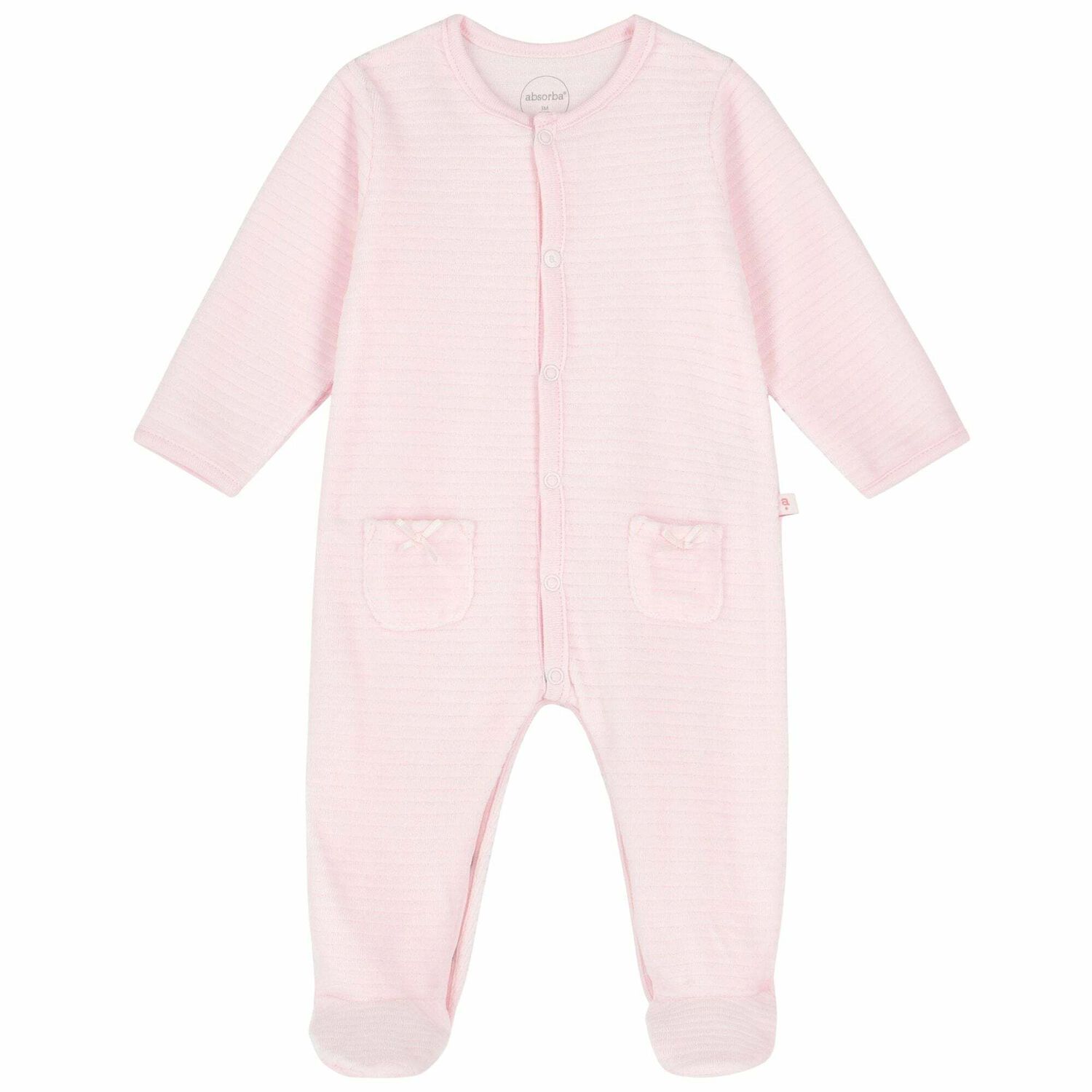 Pink Velour Babygrow, 2, hi-res image number null
