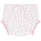 Baby Girls White Tulip Blossoms Dress Set, 1, hi-res