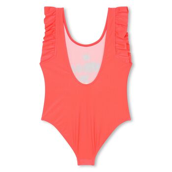 Girls Coral Sequins Swimsuit