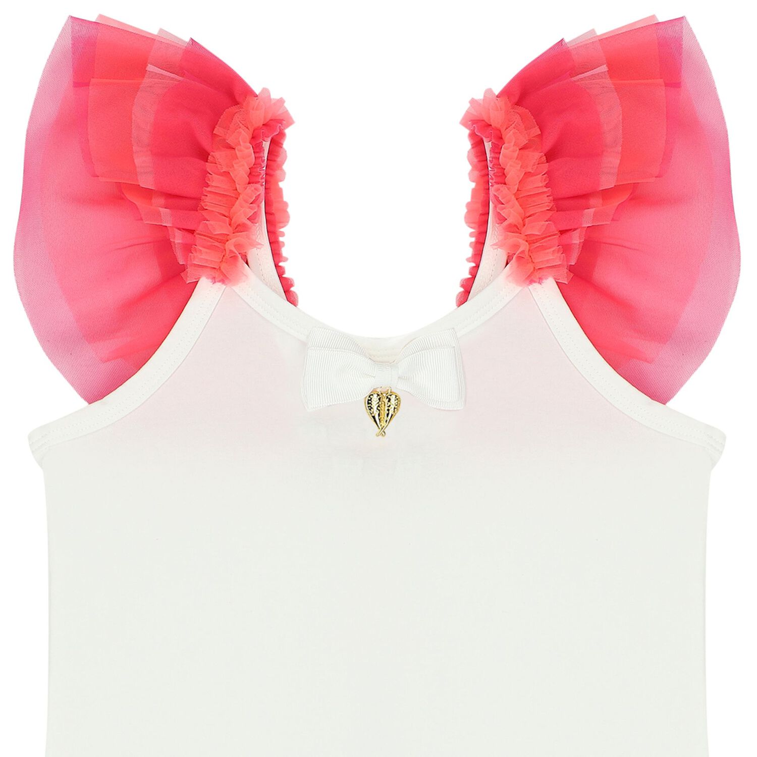 Girls White & Pink Top, 1, hi-res image number null