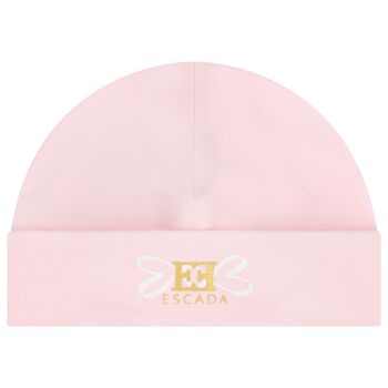 Baby Girls Pink Logo Hat
