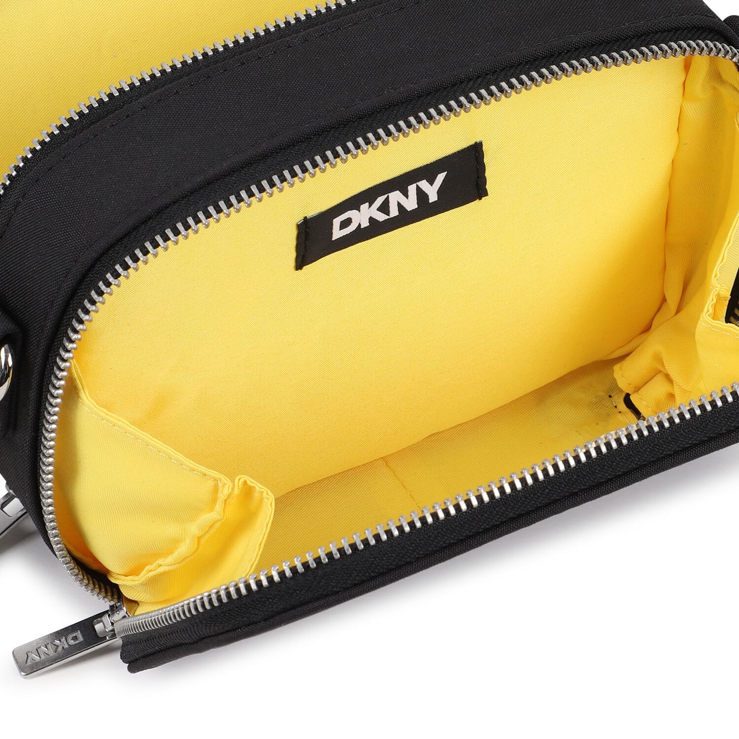 Girls Black Logo Handbag, 1, hi-res