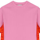 Girls Pink Logo Sweatshirt, 1, hi-res