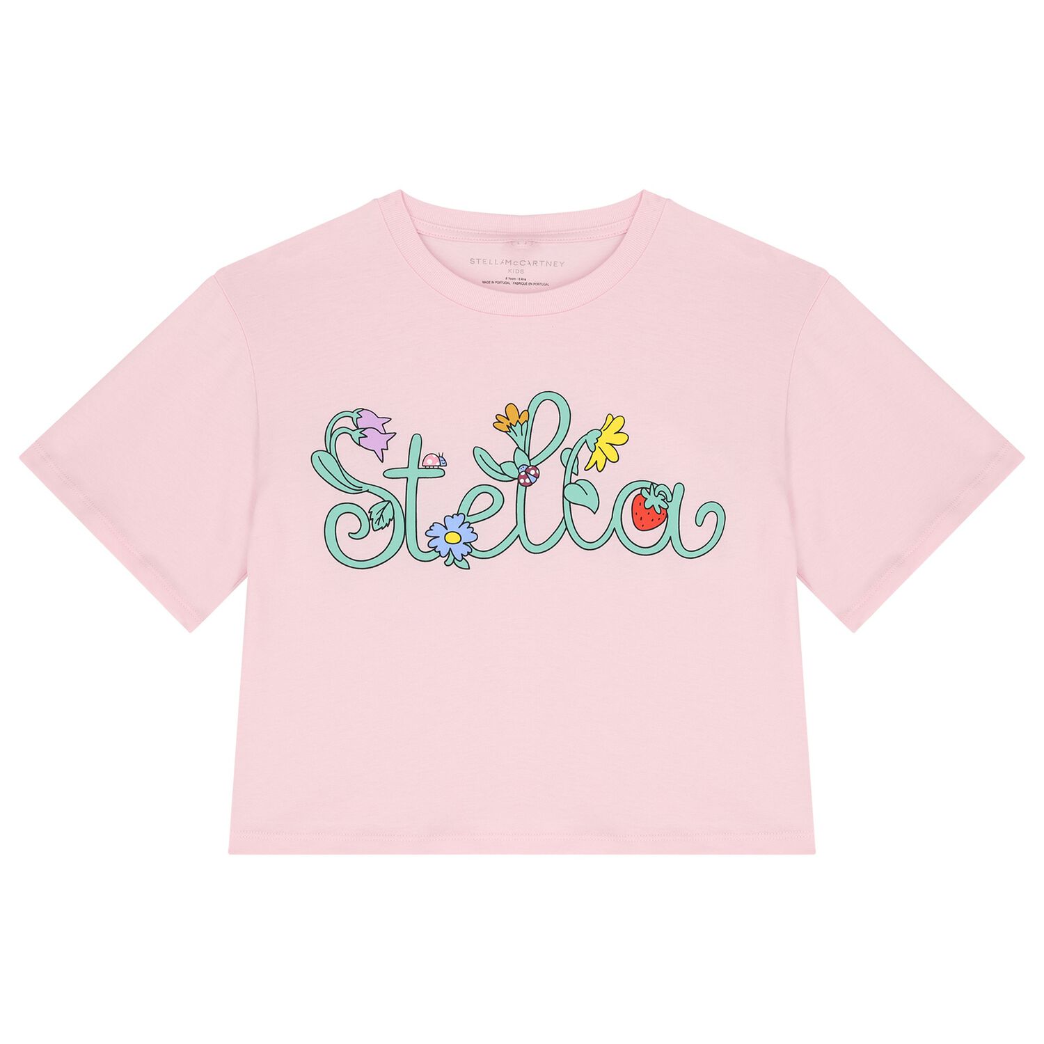 Girls Pink Logo T-Shirt, 1, hi-res