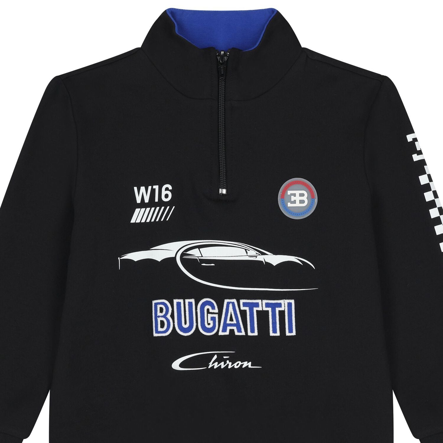 Boys Black Logo Sweatshirt, 1, hi-res