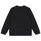 سويت شيرت للاولاد بالشعار باللون الاسود , 1, hi-res