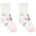 Baby Girls Pink & White Socks ( 4-Pack ), 4, hi-res