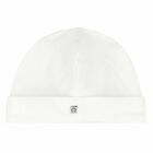 Baby Boys White Logo Hat, 1, hi-res