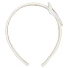 Girls Ivory Heart Headband, 1, hi-res