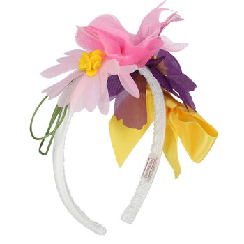 Girls Ivory Floral Hairband