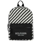 Black & White Logo Backpack, 1, hi-res