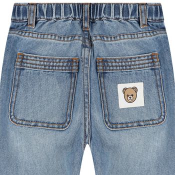 Younger Boys Blue Logo Denim Jeans