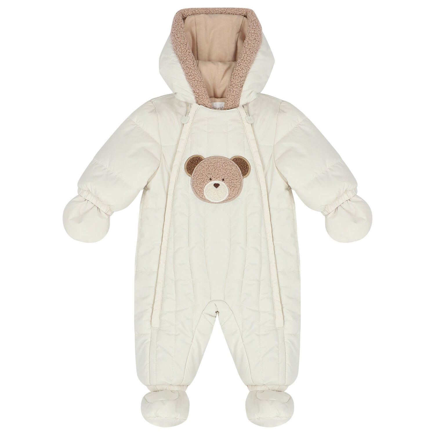 Ivory Baby Snowsuit, 2, hi-res image number null