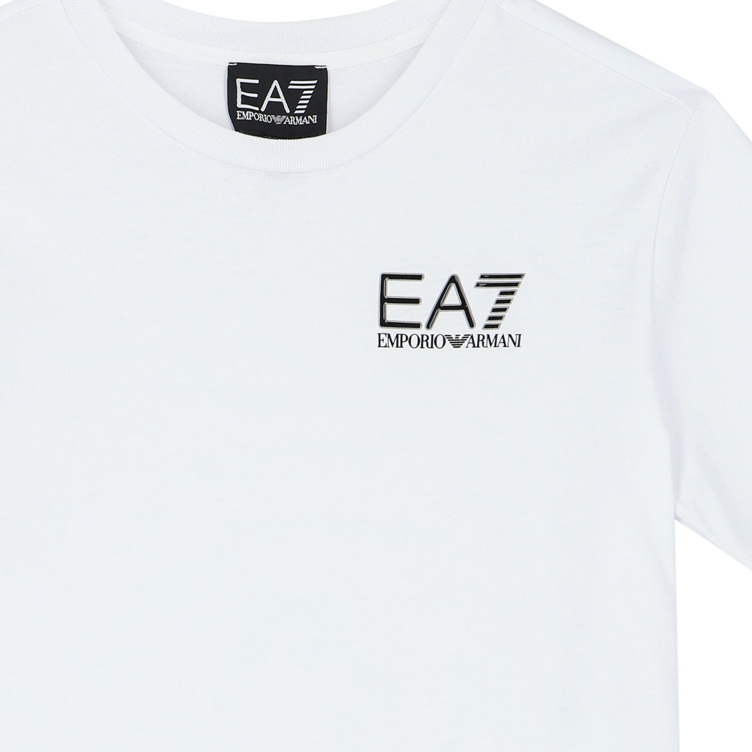 Boys White Logo T-Shirt, 3, hi-res