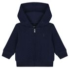 بدلة رياضية أولاد صغار بشعار تيدي باللون الكحلي, 1, hi-res