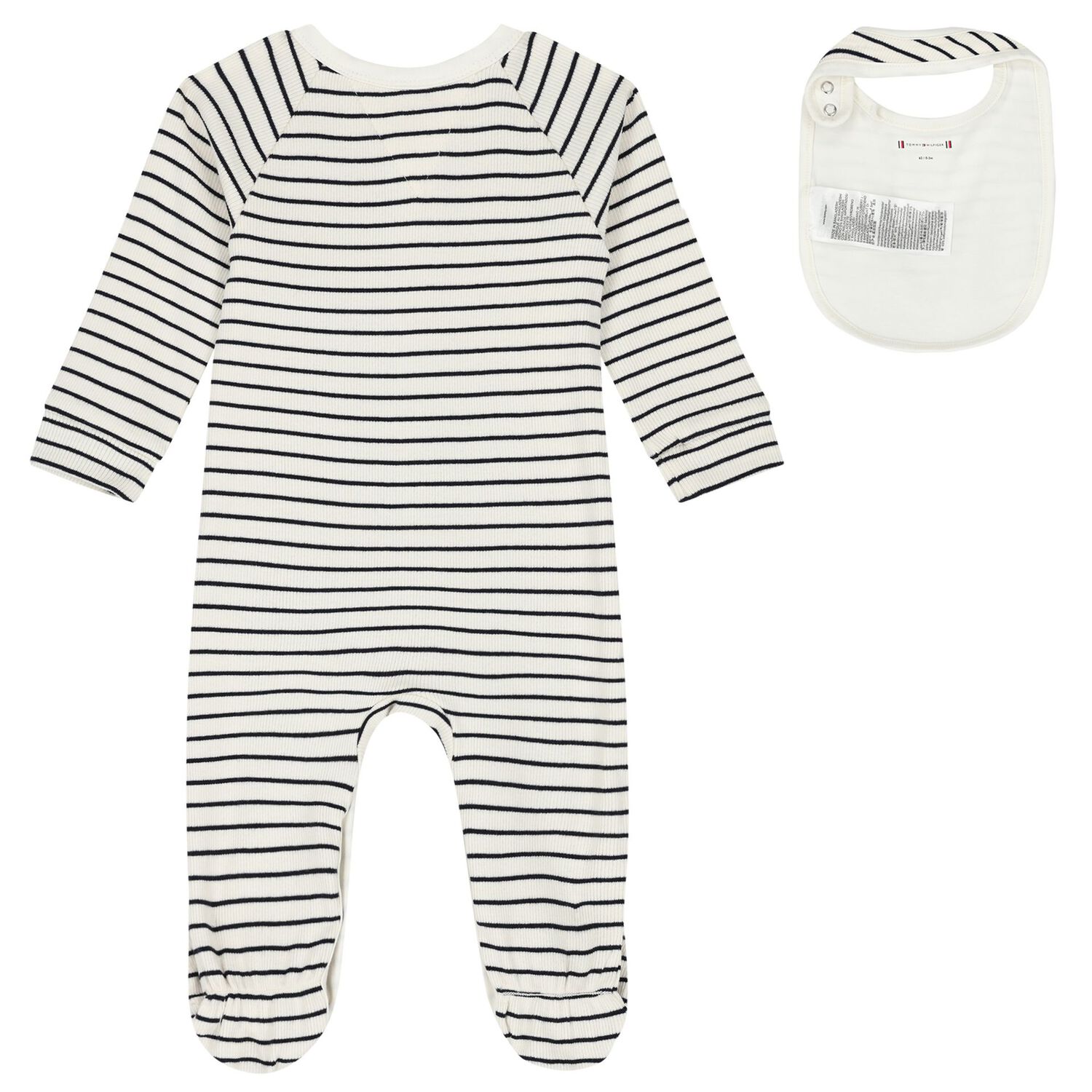 Ivory & Navy Blue Babygrow Gift Set, 1, hi-res