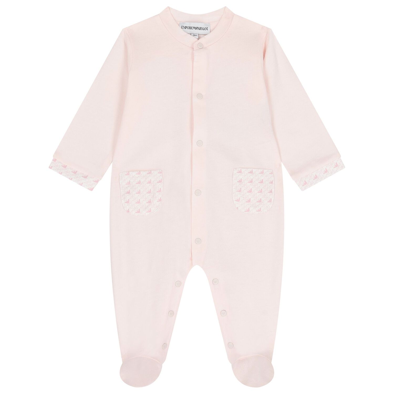 طقم أفرول بنات باللون الأبيض والوردي, 2, hi-res image number null