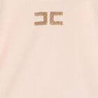 Girls Pink Logo Tiered Dress, 2, hi-res