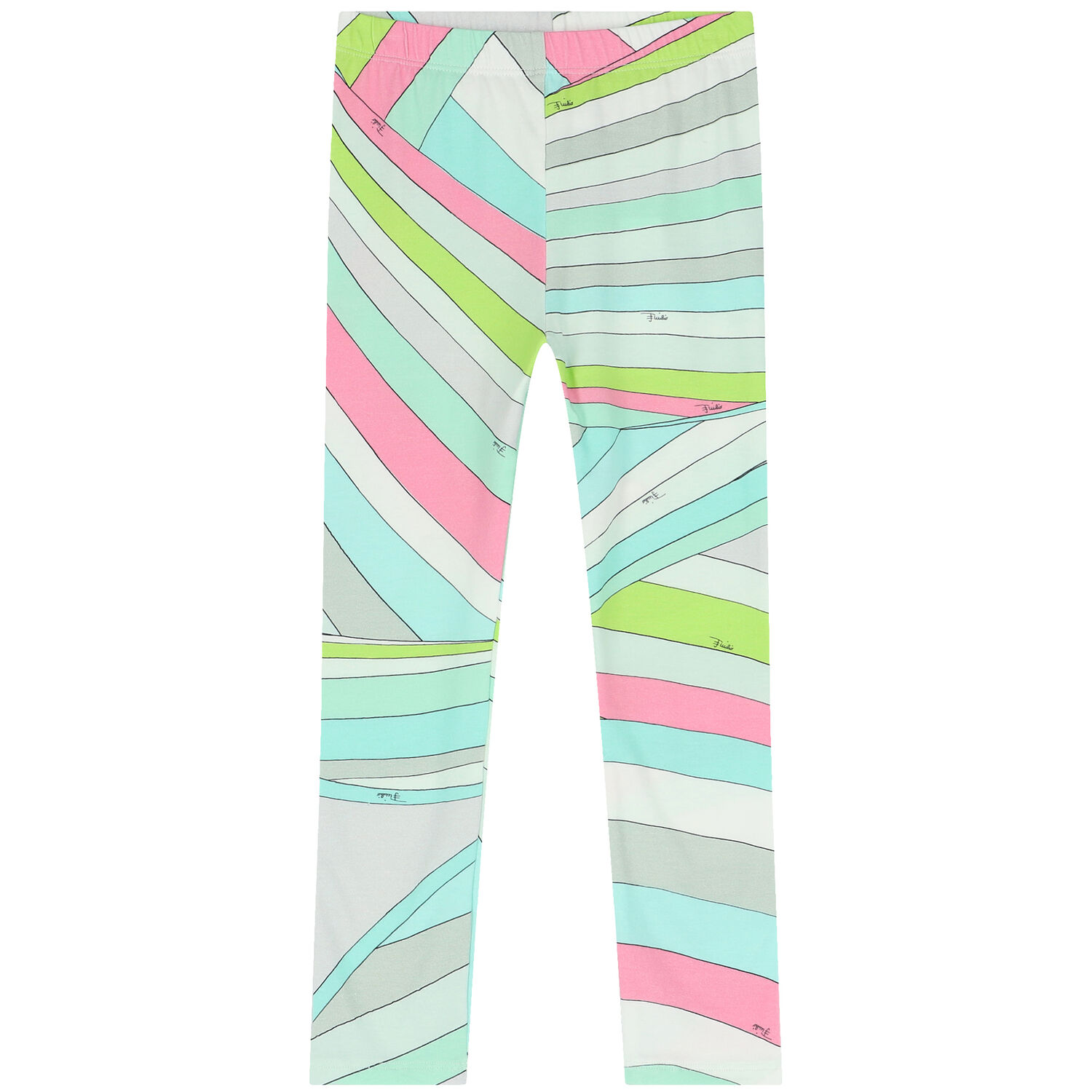 Girls Multi-Coloured Iride Pastel Leggings, 2, hi-res