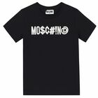 تيشيرت بالشعار باللون الاسود للاولاد, 1, hi-res