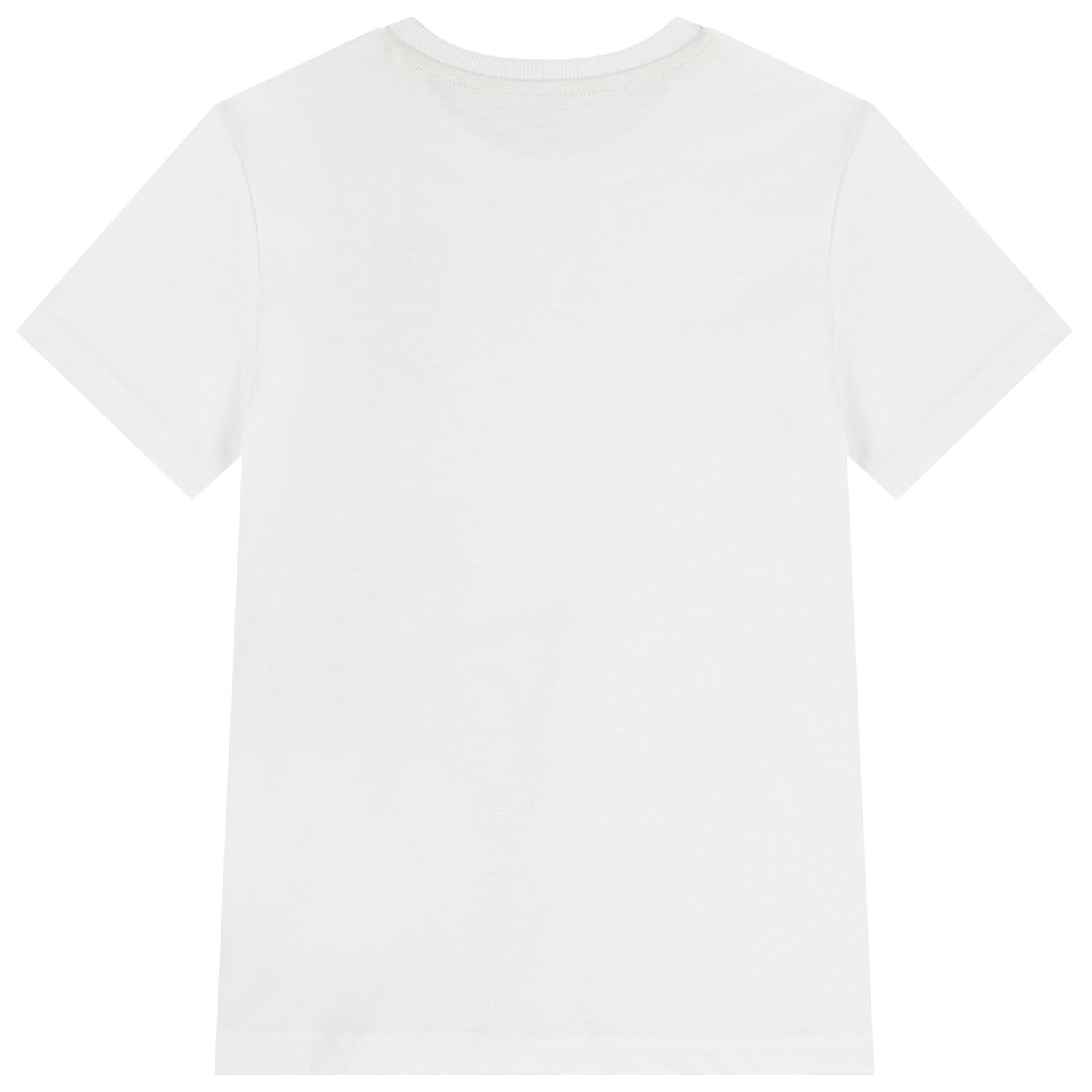 Boys White Logo T-Shirt, 1, hi-res