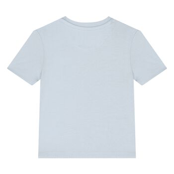 Younger Boys Blue Logo T-Shirt