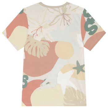 Boys Multi-Coloured Logo T-Shirt