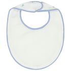 Baby Boys White & Blue Teddy Bear Babygrow Gift Set, 2, hi-res