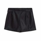 شورت باللون الاسود للبنات, 1, hi-res