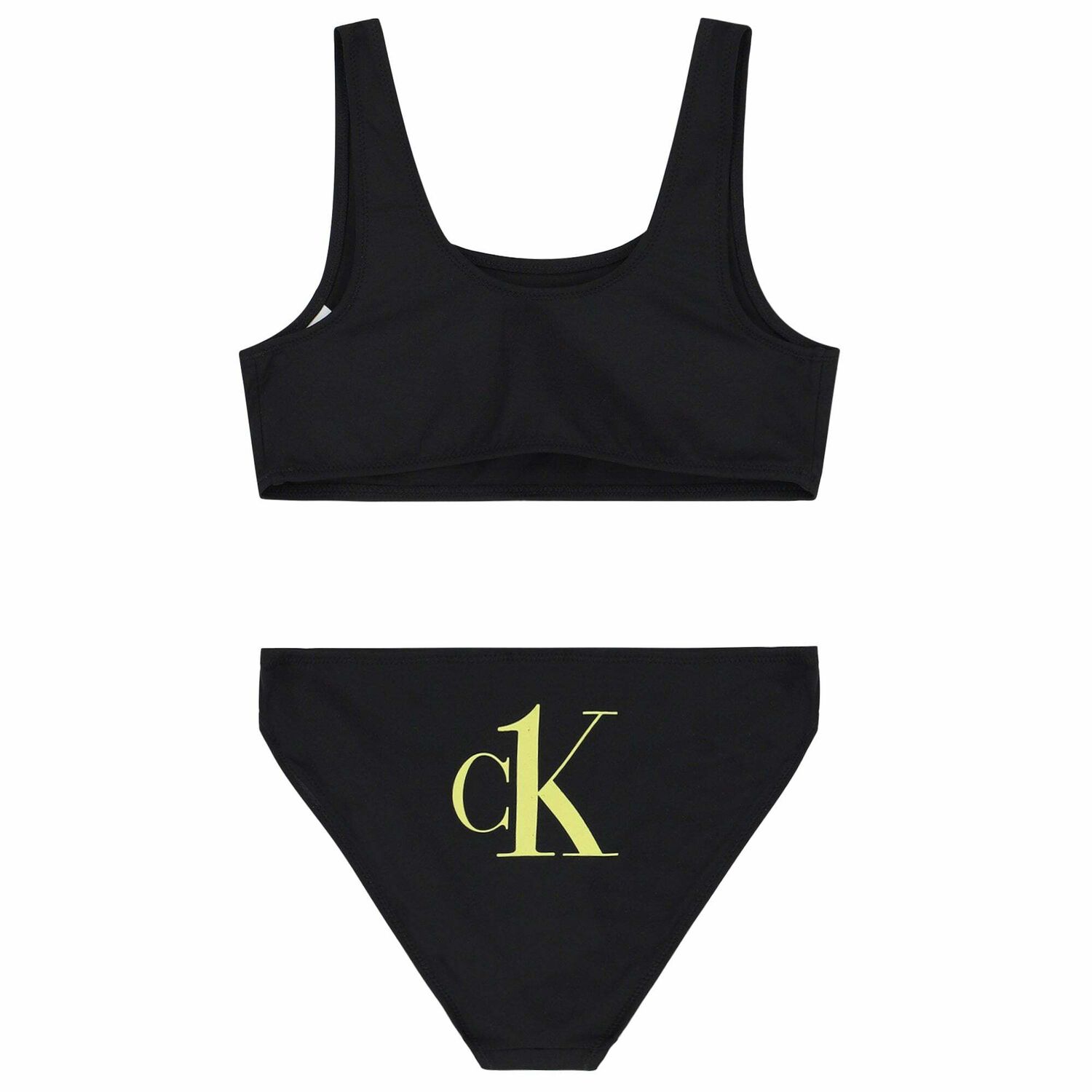 Girls Black Logo Bikini, 1, hi-res image number null
