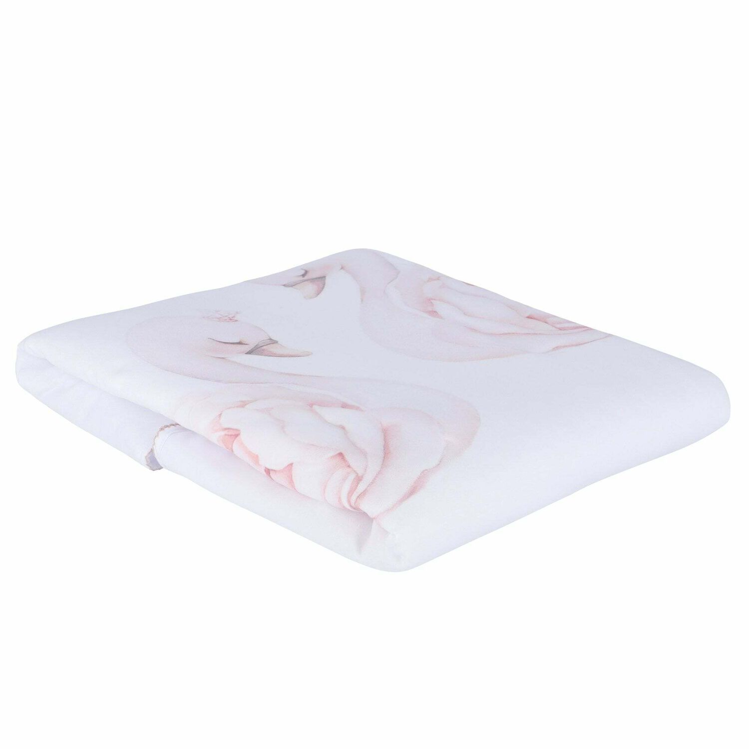 Baby Girls White Printed Blanket, 1, hi-res