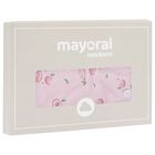 بطانية أطفال بنقشة تفاح باللون الوردي للبنات , 1, hi-res