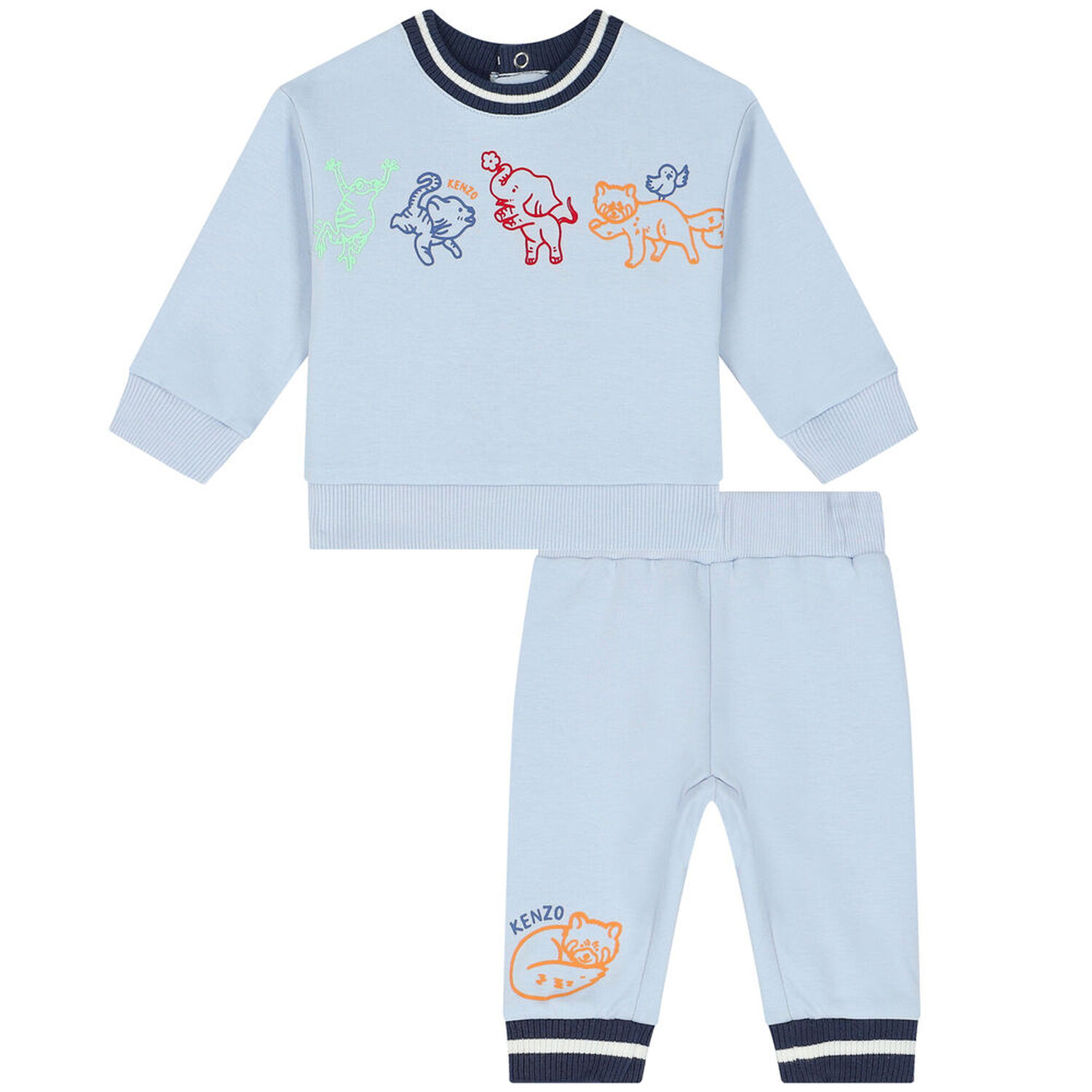 Baby Boys Animals Tracksuit, 1, hi-res
