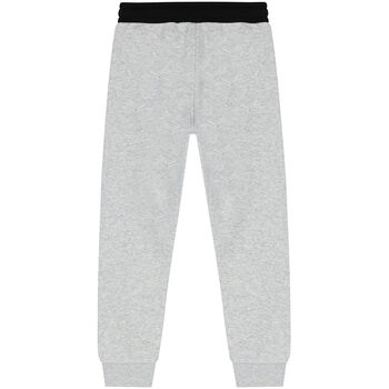 Boys Grey Logo Joggers