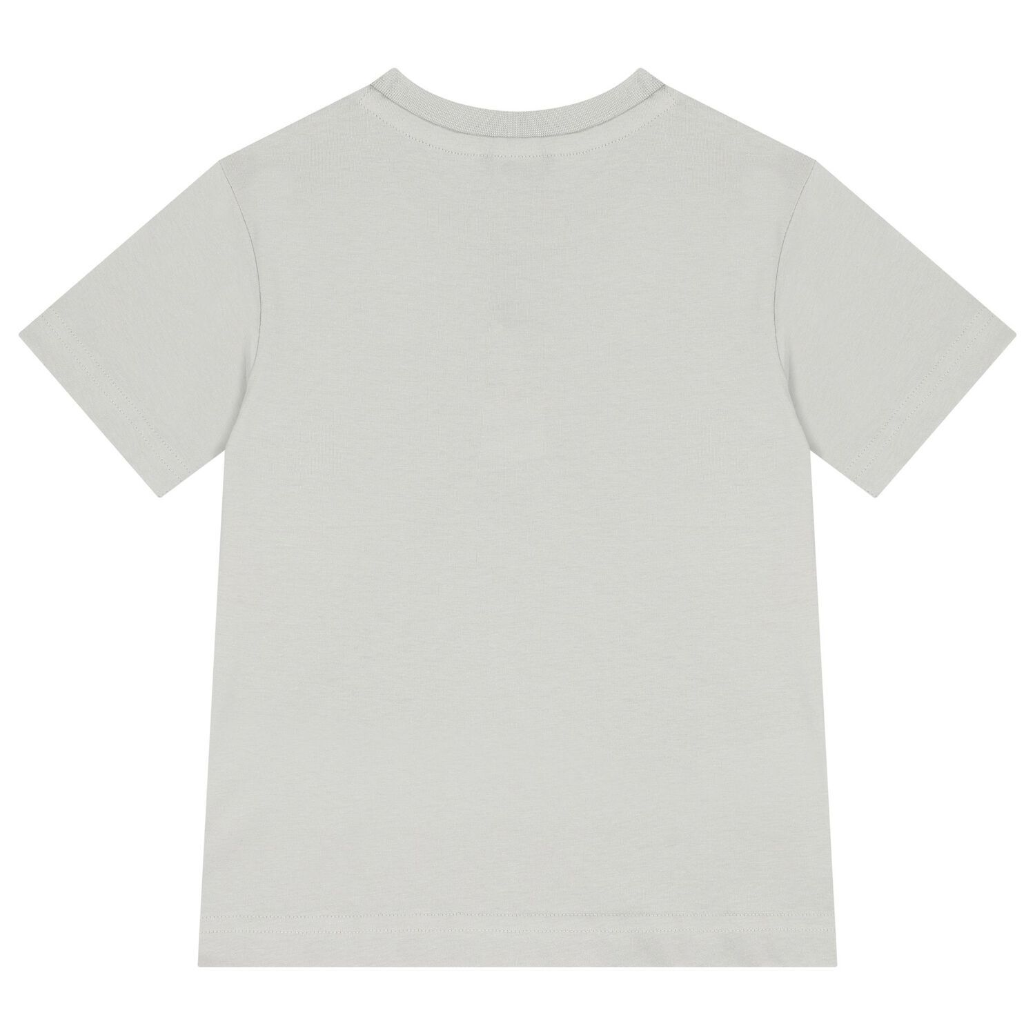 تيشيرت بنات بشعار الحقيبة باللون الرمادي , 1, hi-res