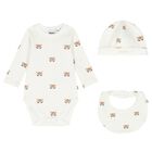 Ivory Logo Red Panda Babygrow Set, 1, hi-res