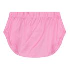 طقم فستان تول باللون الوردي للبنات , 1, hi-res