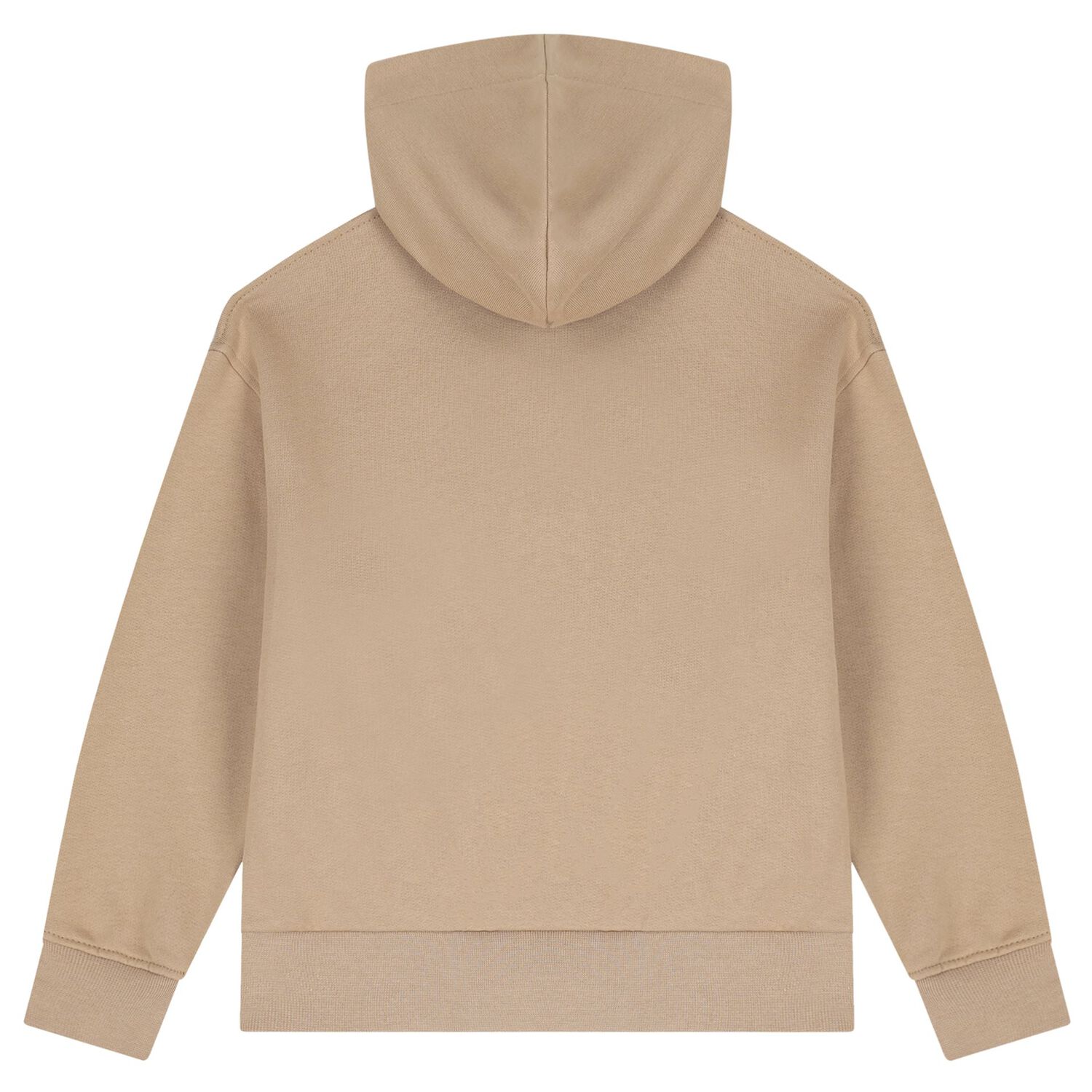Beige Logo Hooded Zip Up Top, 2, hi-res image number null