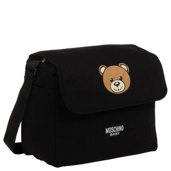 Black Teddy Bear Baby Changing Bag