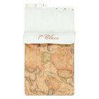 Beige Geo Map Baby Nest, 1, hi-res