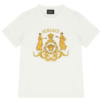 White Medusa Logo T-Shirt