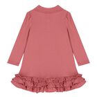 Baby Girls Pink Logo Ruffled Dress Set, 1, hi-res