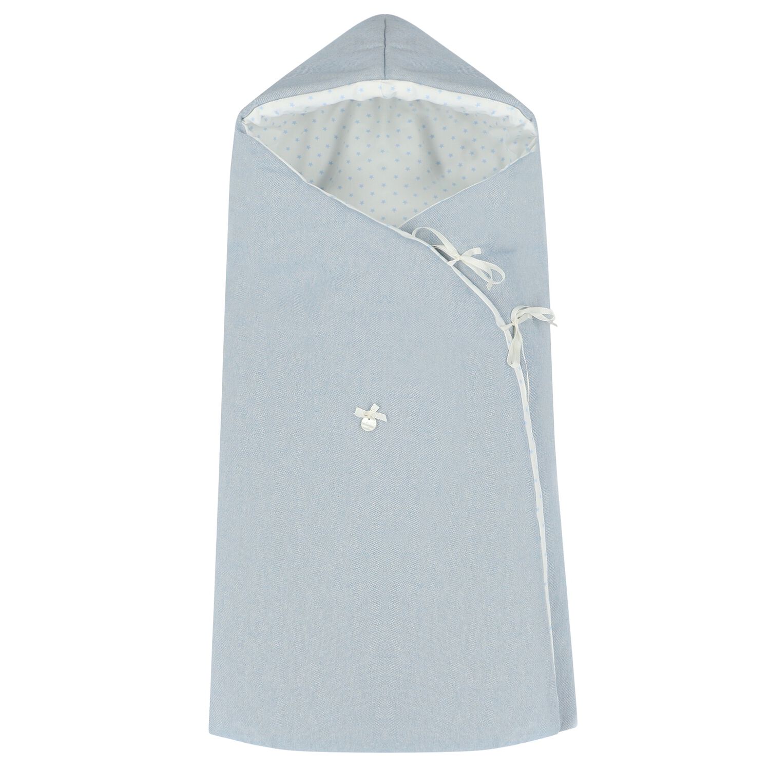 Boys Blue & White Stars Baby Nest, 2, hi-res image number null
