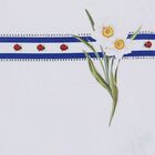 تيشيرت فلورا قطن باللون الابيض للبنات , 1, hi-res