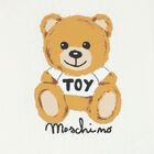 فستان بشعار تيدي باللون العاجي, 3, hi-res