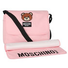 Pink Teddy Logo Baby Changing Bag, 2, hi-res