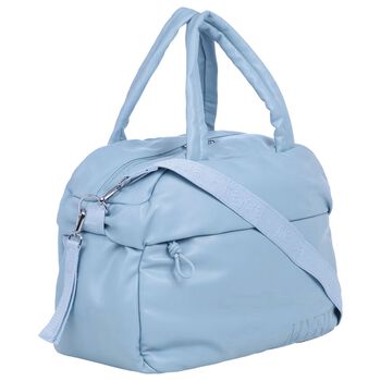 Blue Logo Baby Faux Leather Changing Bag 