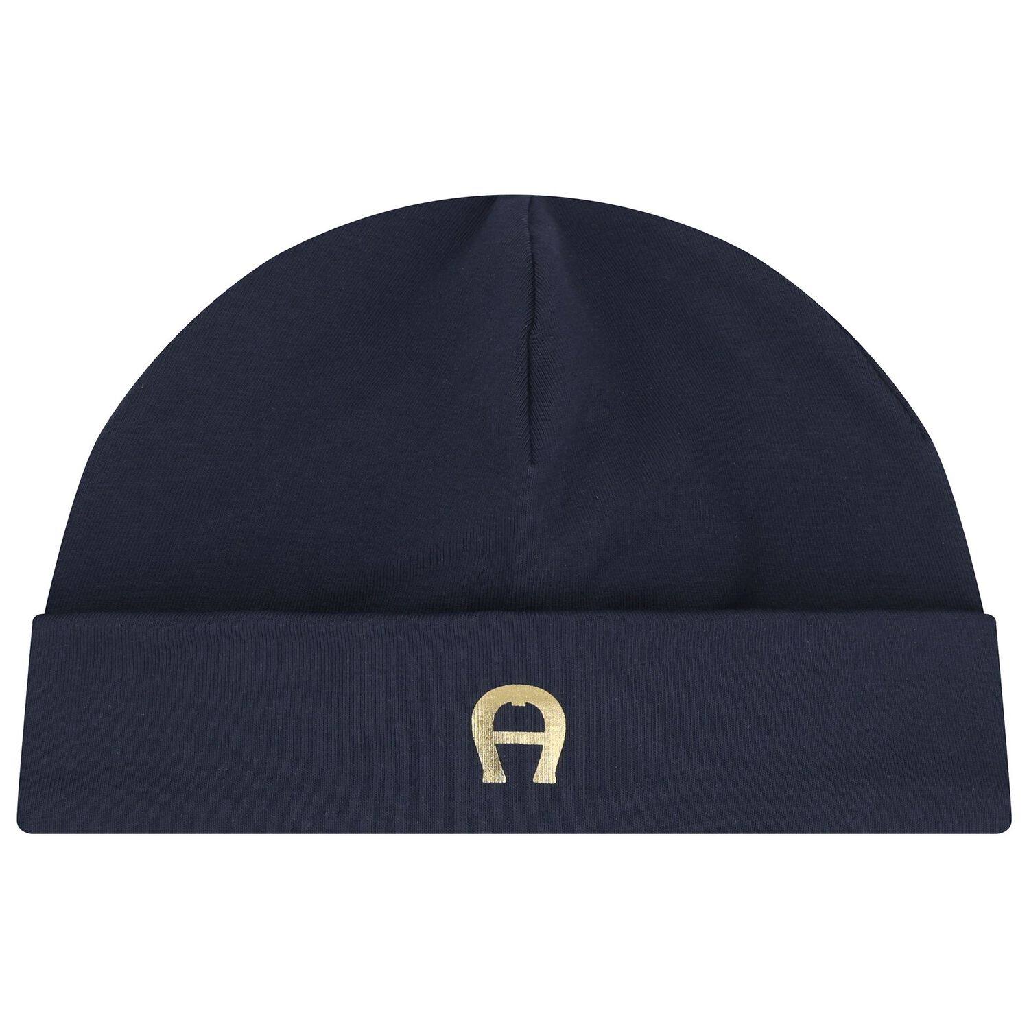 Baby Boys Navy Blue & Gold Logo Babygrow Gift Set, 2, hi-res