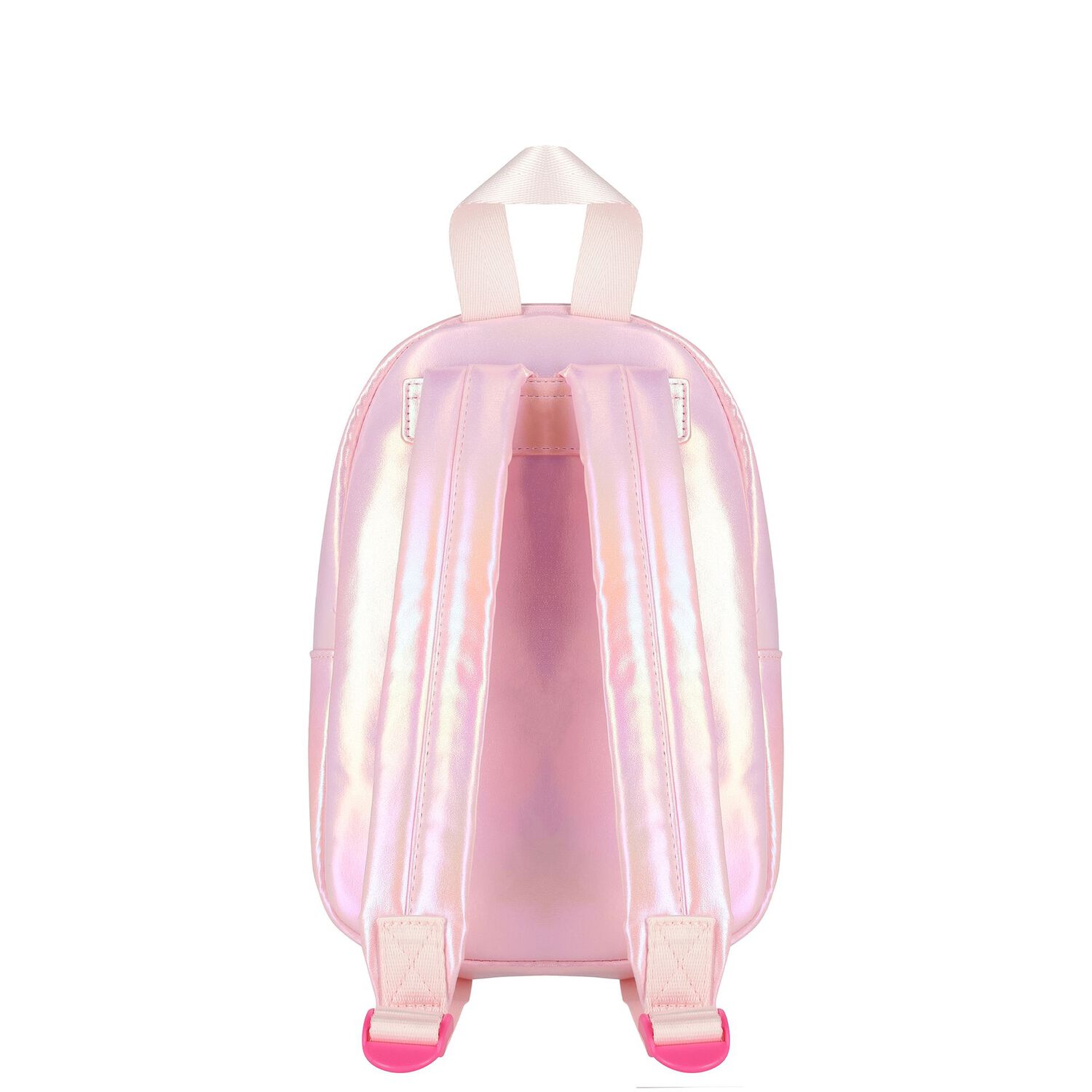 Girls Pink Patches Backpack, 1, hi-res